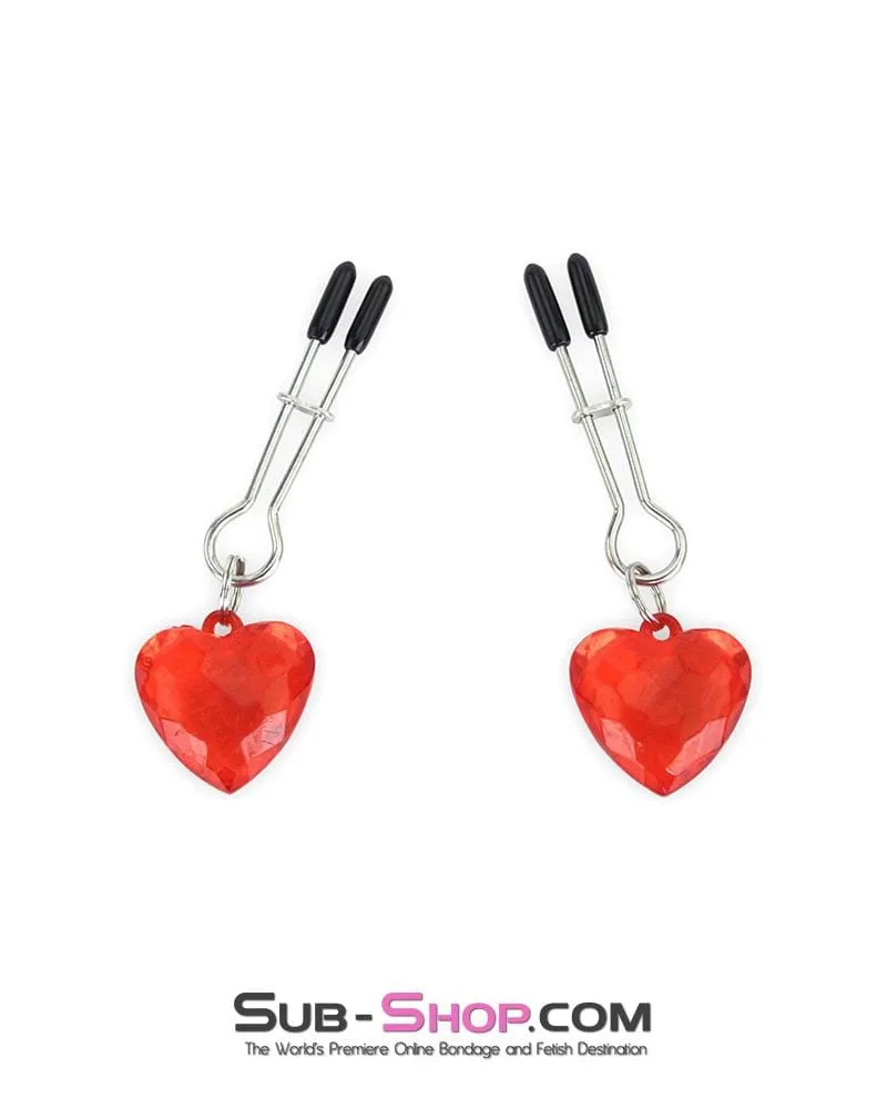 0518MQ      Heart's Desire Tweezer Nipple Clamps - MEGA Deal