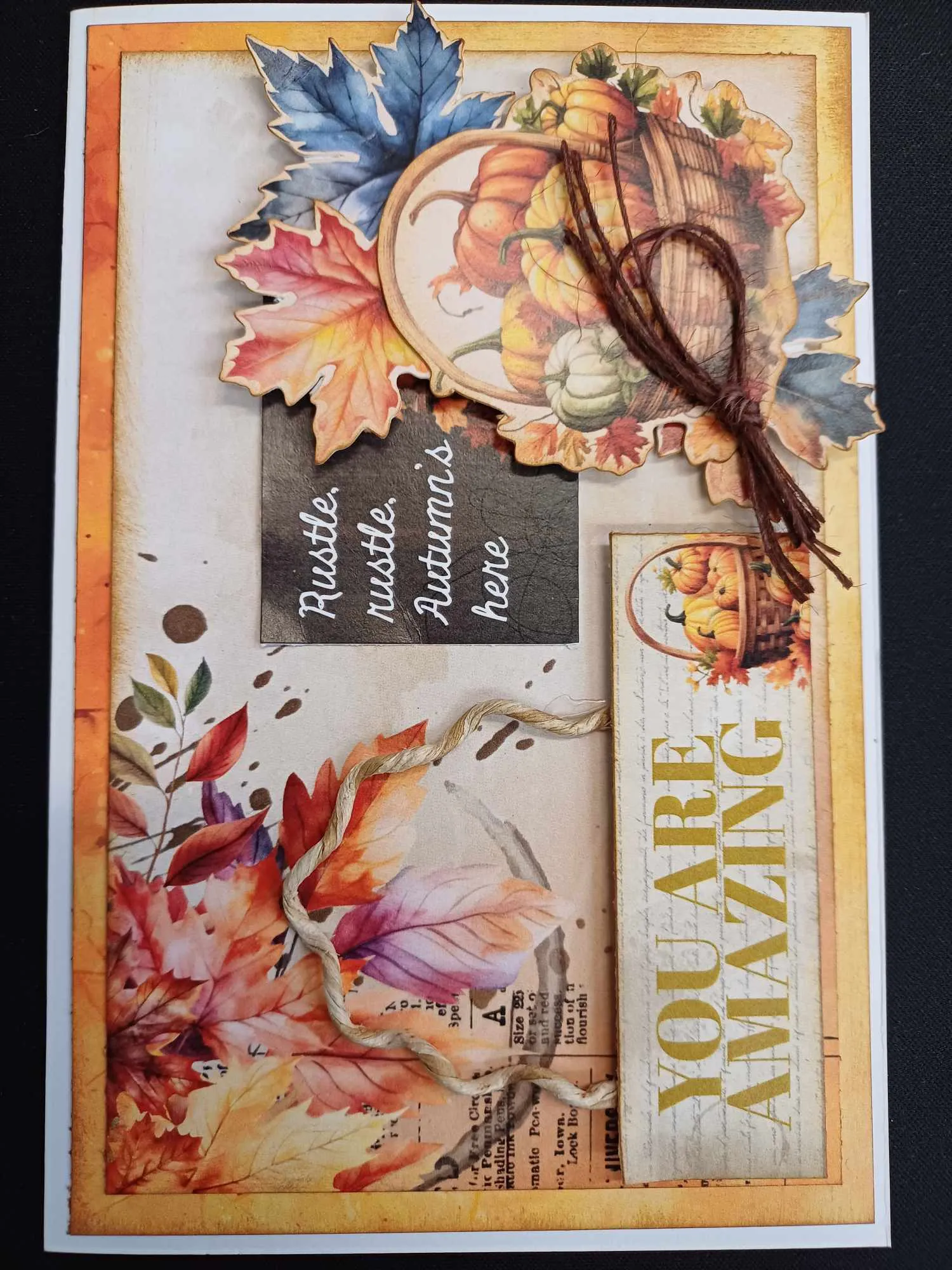 3Quarter Designs Falling Leaves 6x4 Card Pack