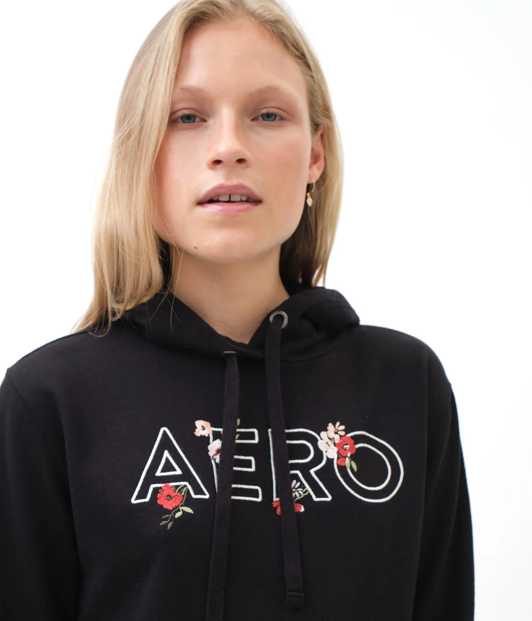 Aeropostale Aero Flowers Pullover Hoodie