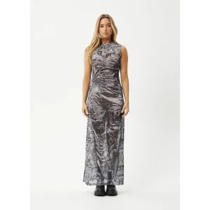 Afends Silver Lining Sheer Dress