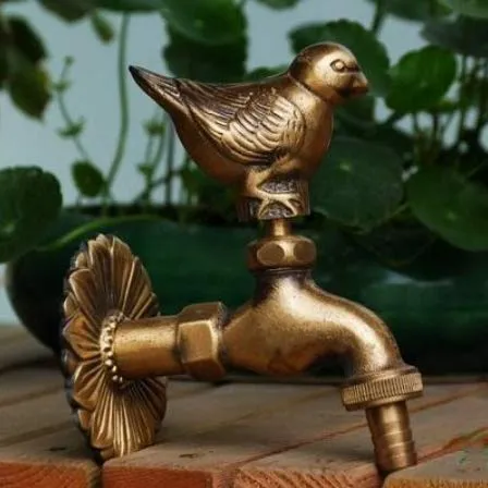 Antique Bronze Pigeon Style Washing Machine Taps