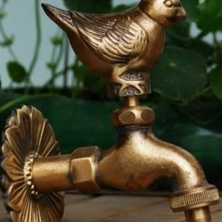 Antique Bronze Pigeon Style Washing Machine Taps