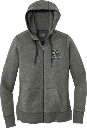 Atlanta Madhatters New Era Ladies French Terry Full-Zip Hoodie