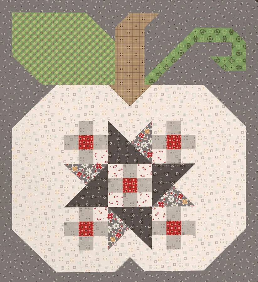 Autumn Quilt Seeds Pumpkin 5 Block Kit Featuring Autumn by Lori Holt