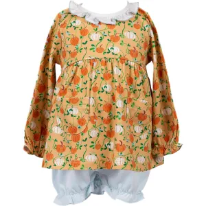 Autumn Vine Girl Bloomer Set