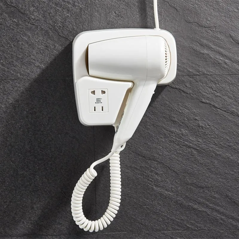 Bathroom Wall Mounted Electric Hair Dryer with Holder