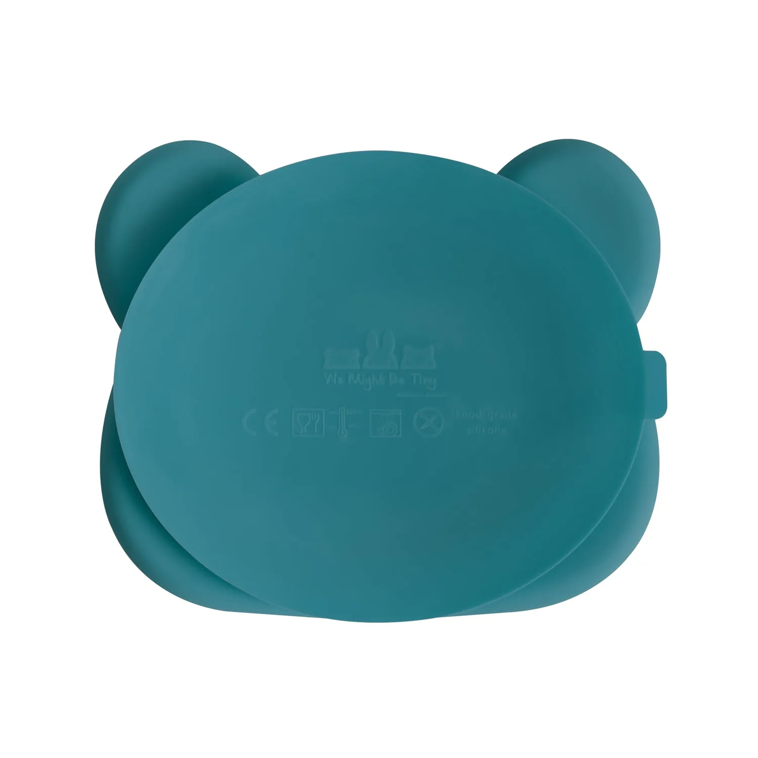 Bear Stickie® Plate - Blue Dusk