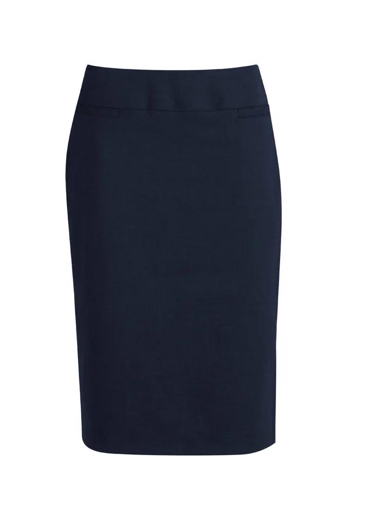 Biz Corporates Womens Comfort Wool Stretch Relaxed Fit Lined Skirt (24011)