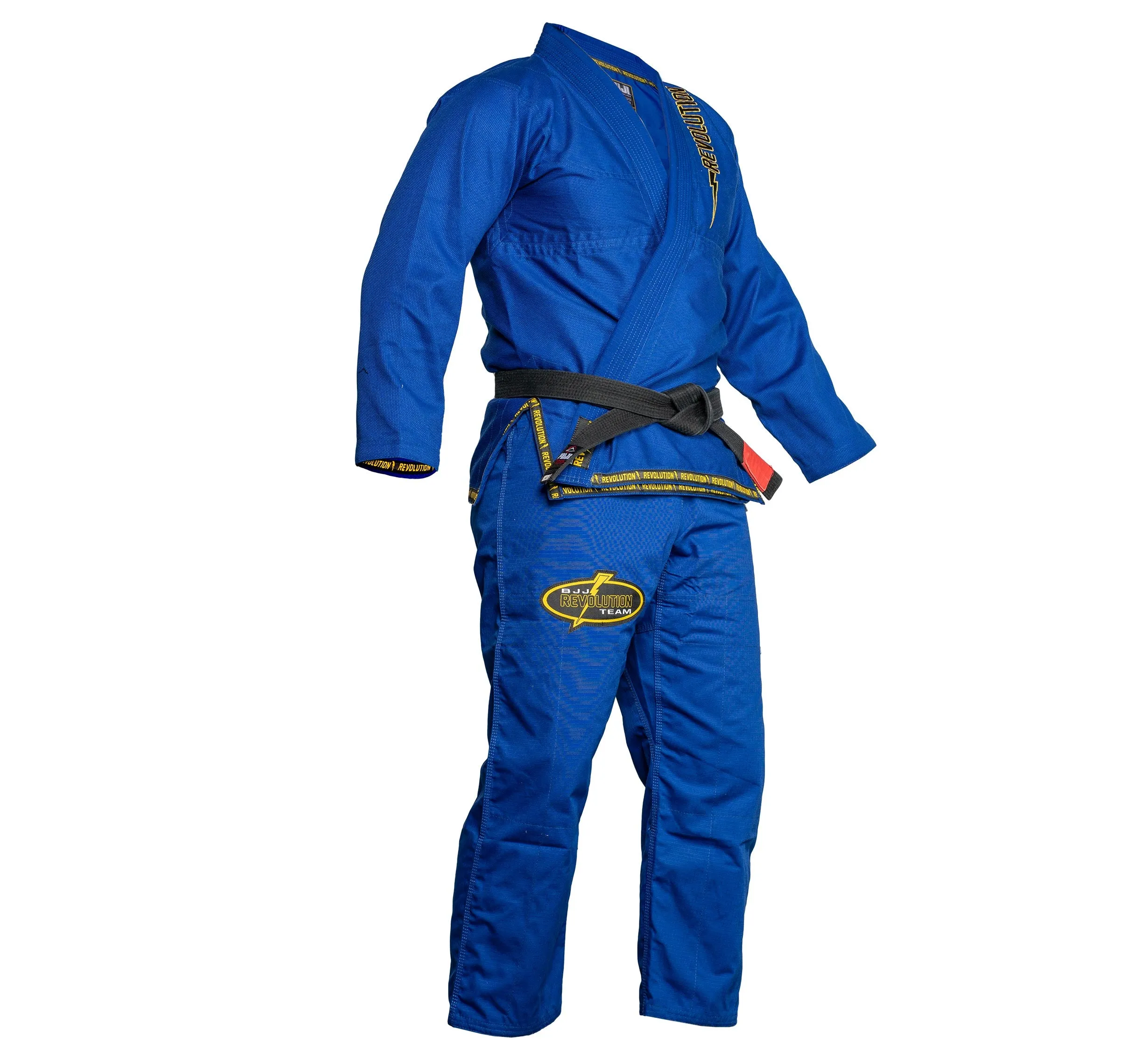 BJJ Revolution Super Lite Kids Gi (Black, Blue)