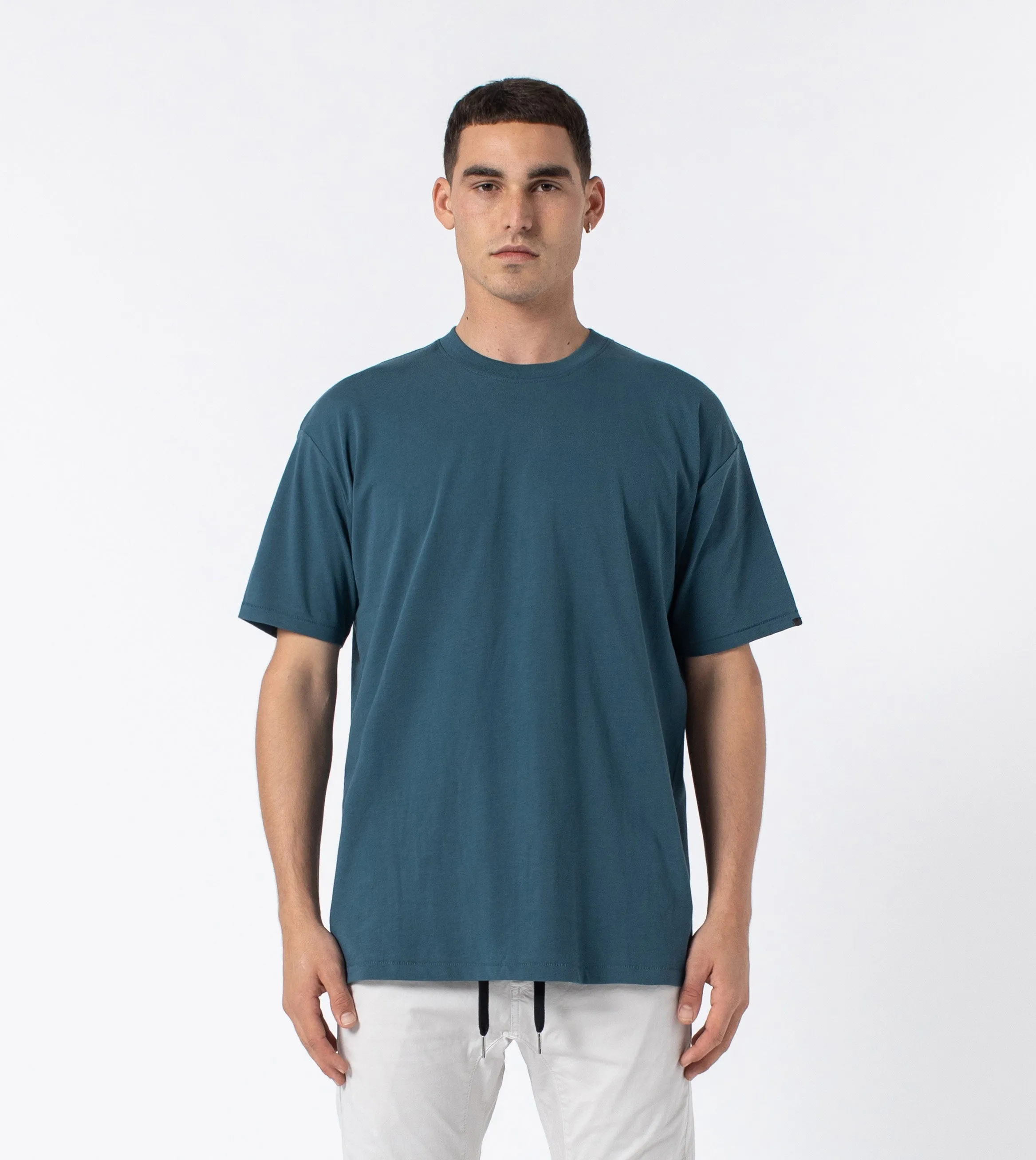 Box Tee Dk Aqua