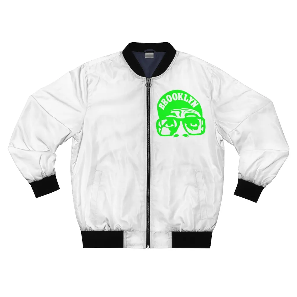 Brooklyn Lime Green Bomber Jacket