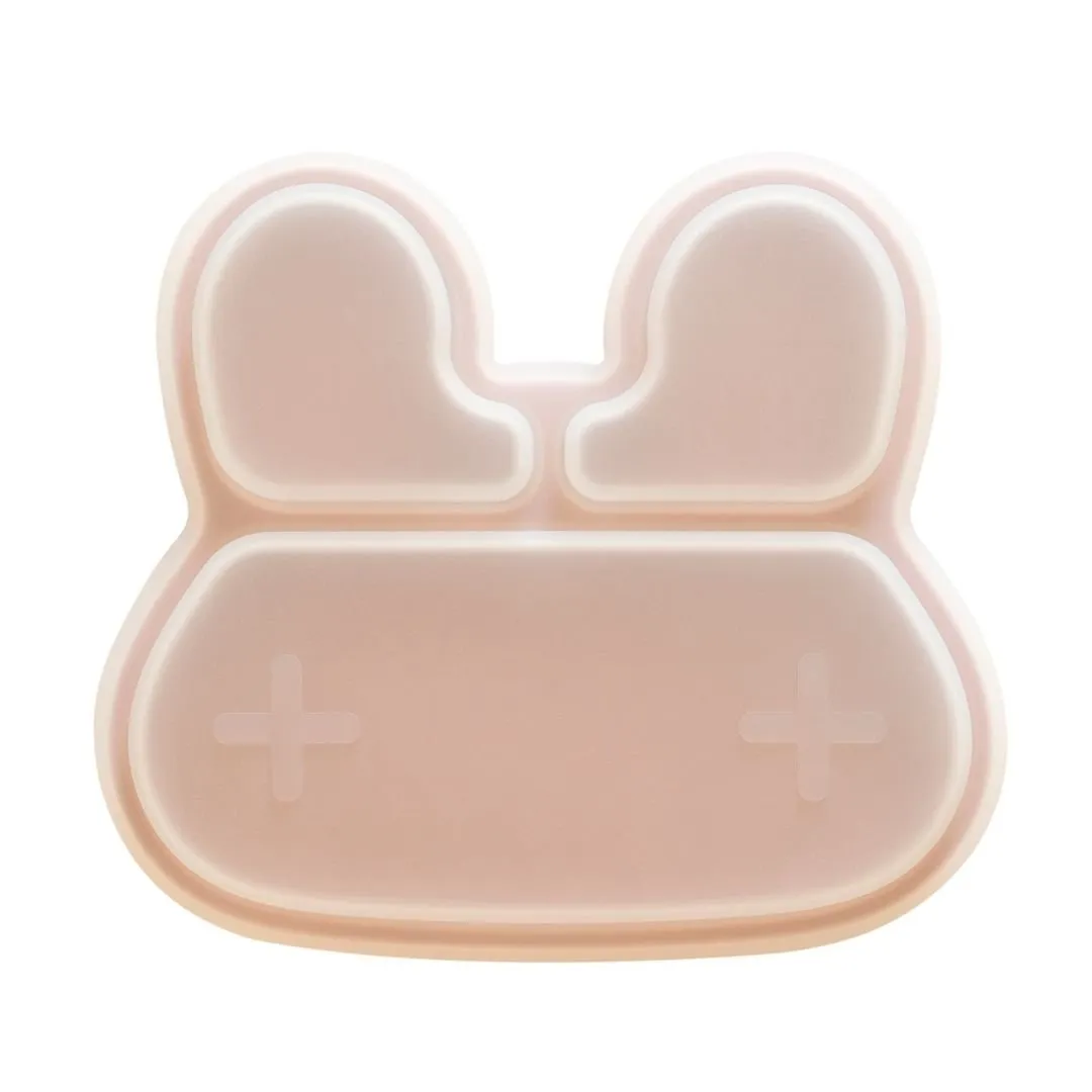 Bunny Stickie® Plate - Dark Peach