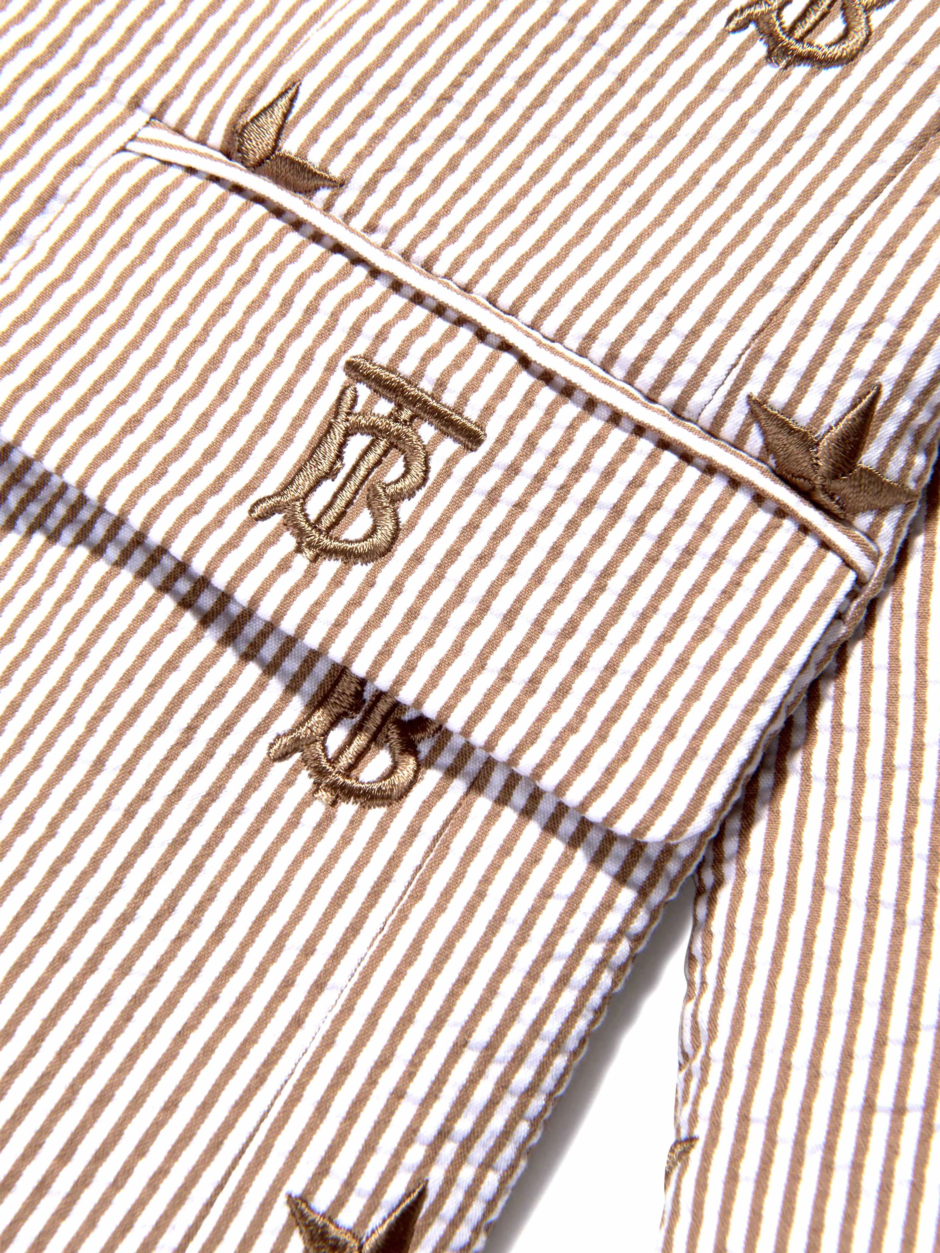 Burberry Boys Cotton Blend Monogram Blazer