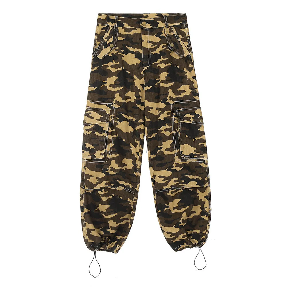 Camouflage Workwear Casual Sports Pants Men