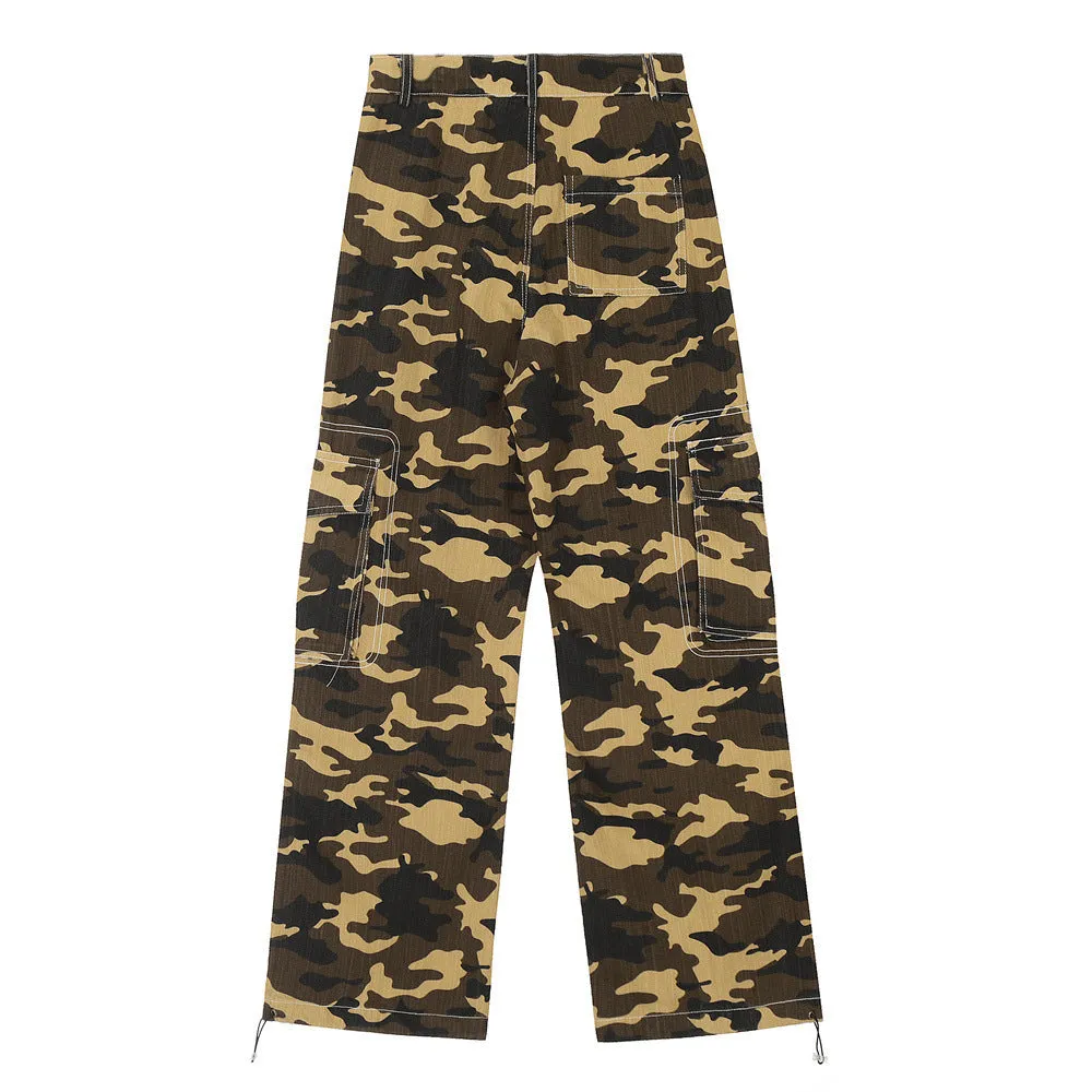 Camouflage Workwear Casual Sports Pants Men