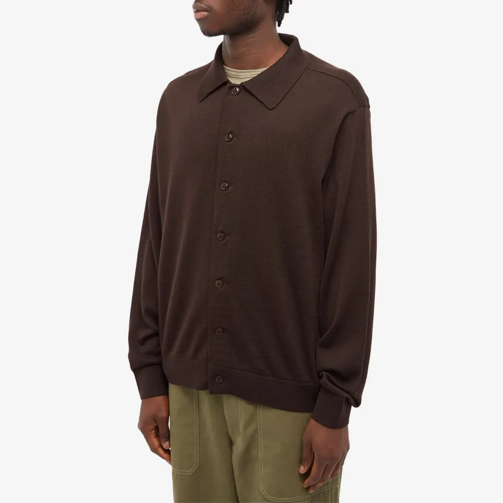 Cardigan YMC Rat Pack, brown