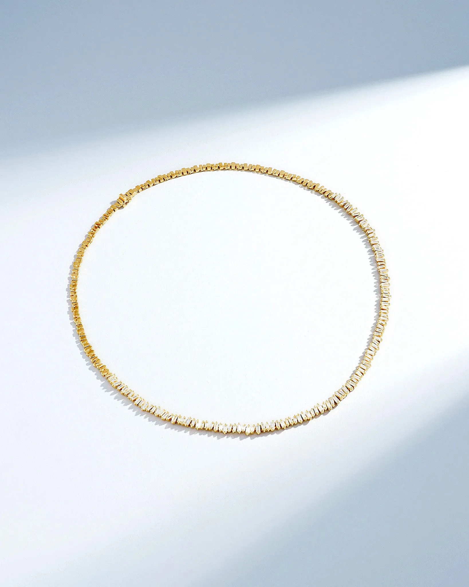 Classic Diamond Tennis Necklace