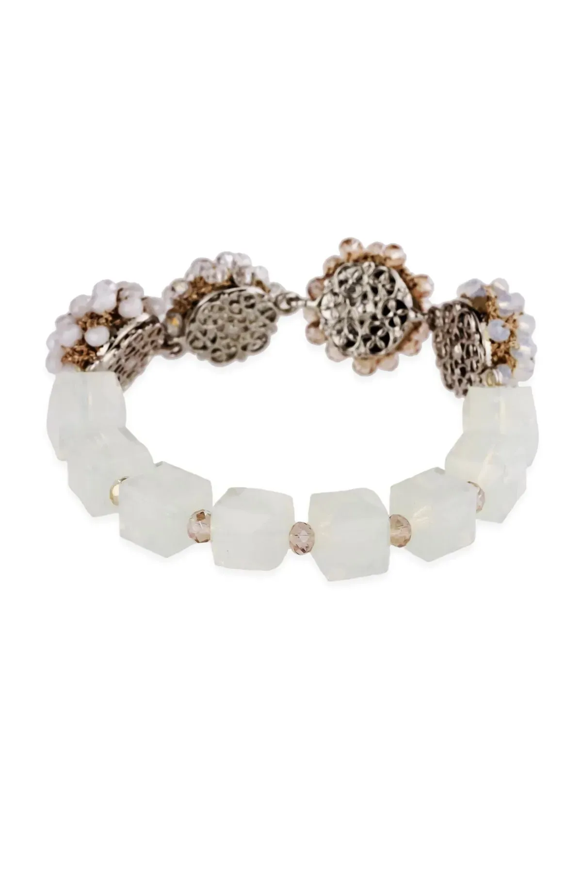 Clear Cluster Bracelet