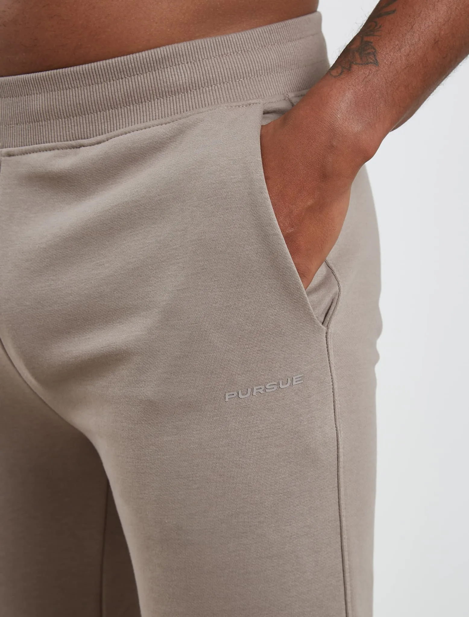 Core Loopback Joggers - Taupe