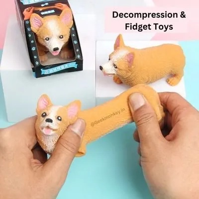 Corgi Decompression Toy - Squishy Doggy