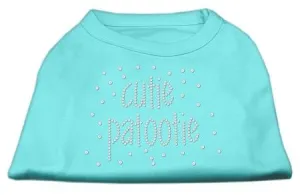 Cutie Patootie Rhinestone Shirts Aqua LG (14)