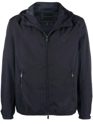 Emporio Armani Coats Blue