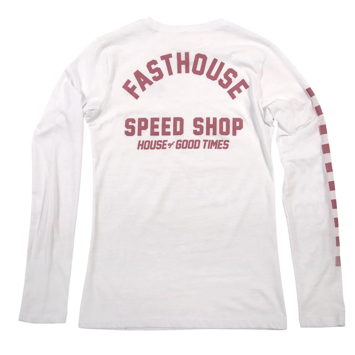 Fasthouse Women's Haven Long Sleeve Tee - White