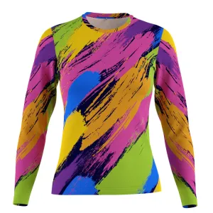 FMR Women's Painted Long Sleeve Running Shirt