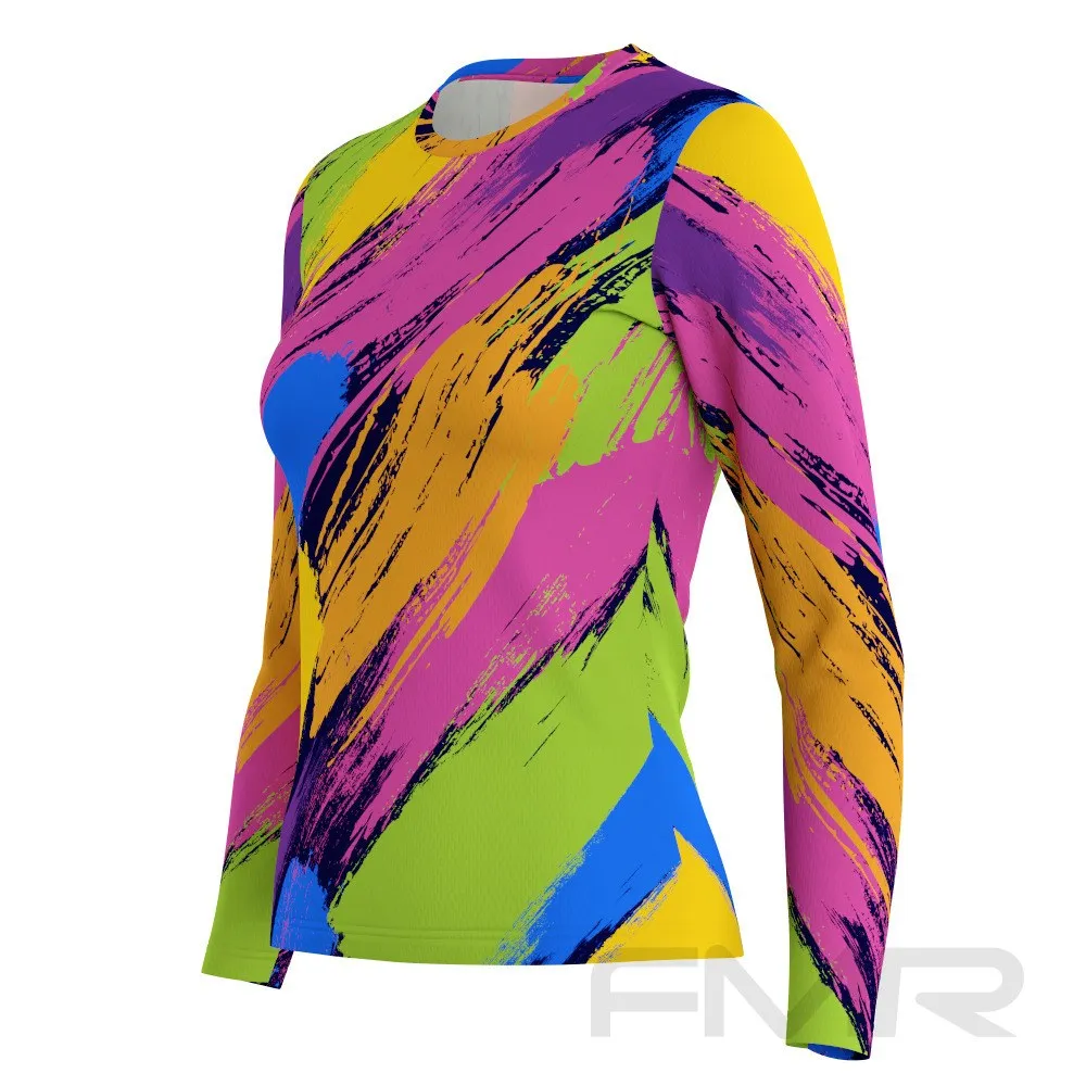 FMR Women's Painted Long Sleeve Running Shirt