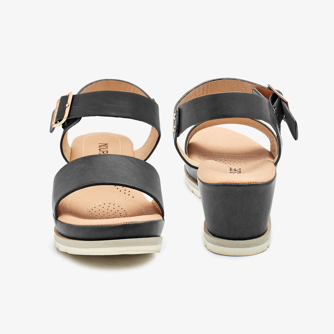 Front Strap  Buckled Sandals