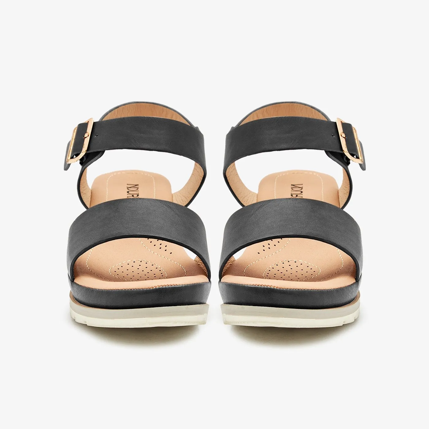 Front Strap  Buckled Sandals