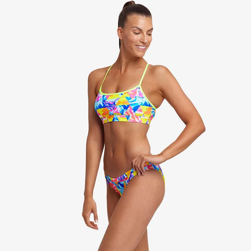 Funkita - Swirl Stopper - Ladies Swim Crop Top