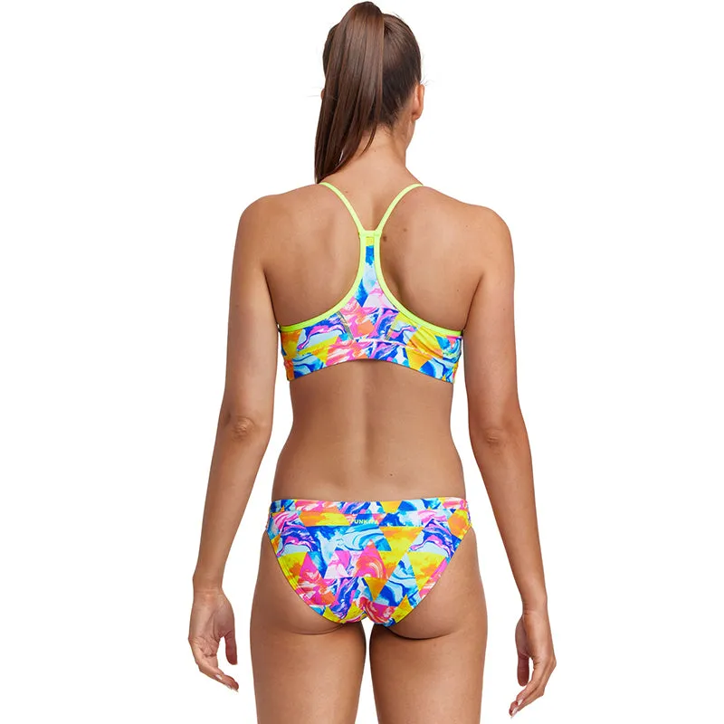 Funkita - Swirl Stopper - Ladies Swim Crop Top