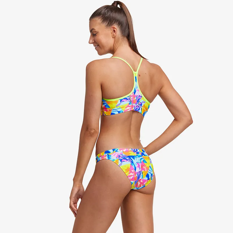 Funkita - Swirl Stopper - Ladies Swim Crop Top