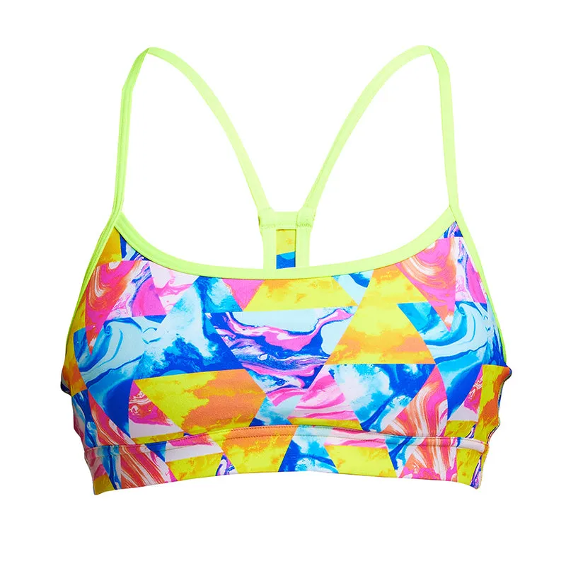 Funkita - Swirl Stopper - Ladies Swim Crop Top