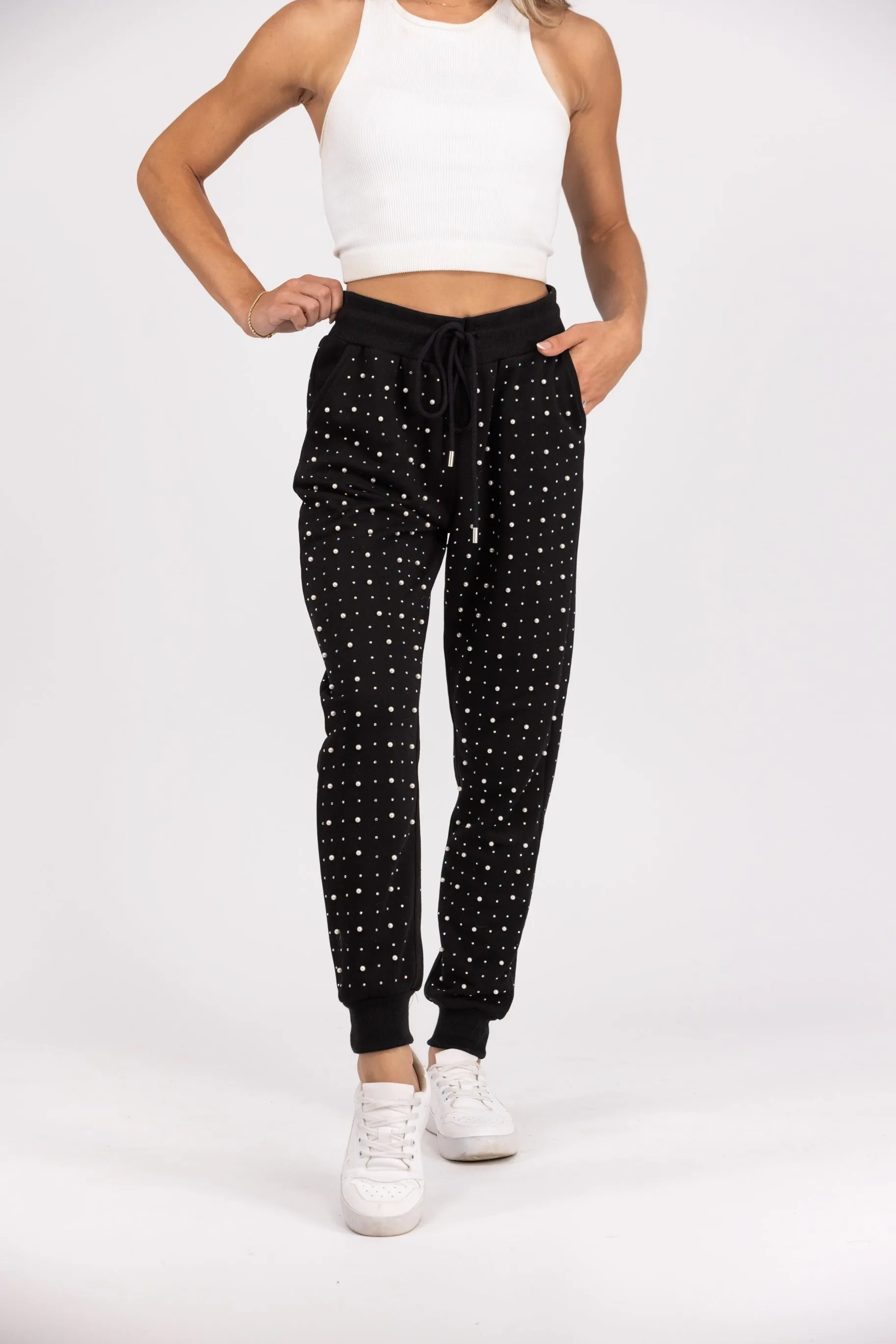 Gems and Rhinestones Joggers