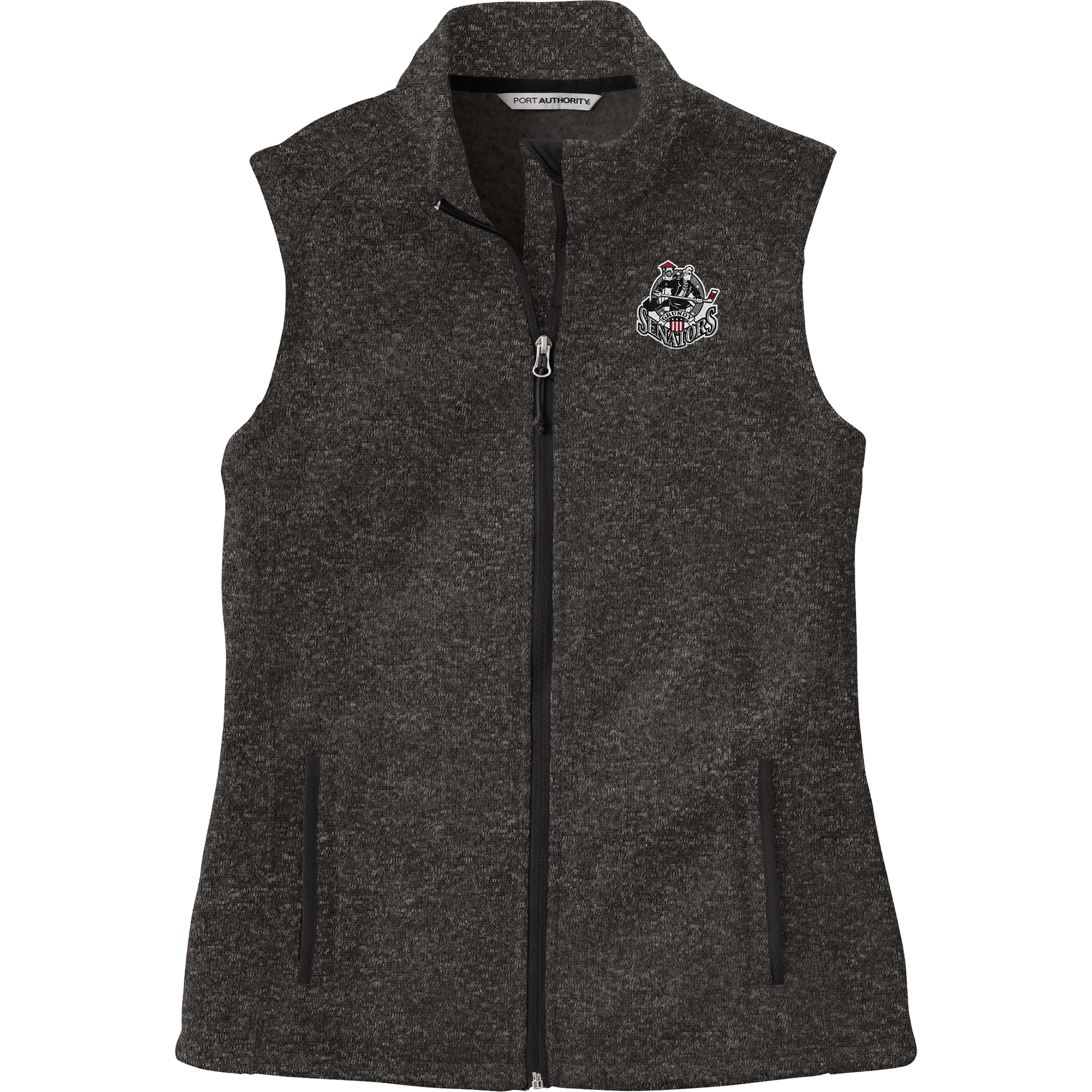 Grundy Senators Ladies Sweater Fleece Vest