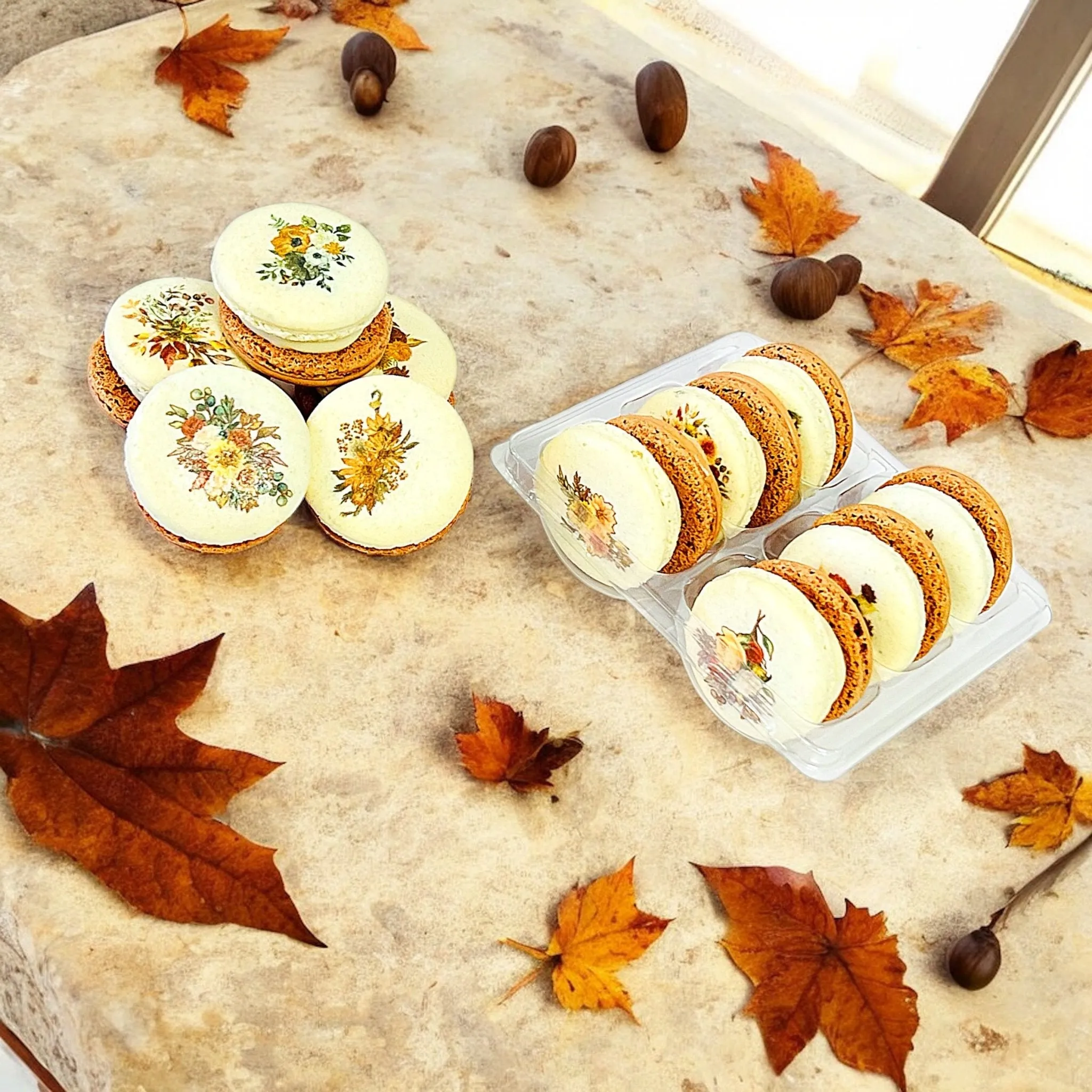 Harvest Dreams Collection | Caramel Fields French Macarons