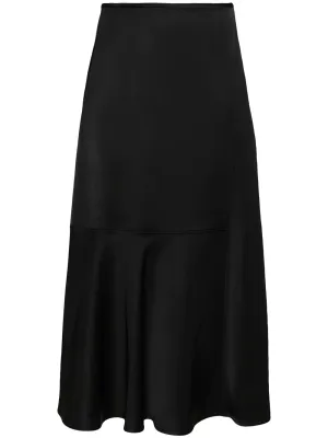 Heavy Viscose Silk Twill Skirt