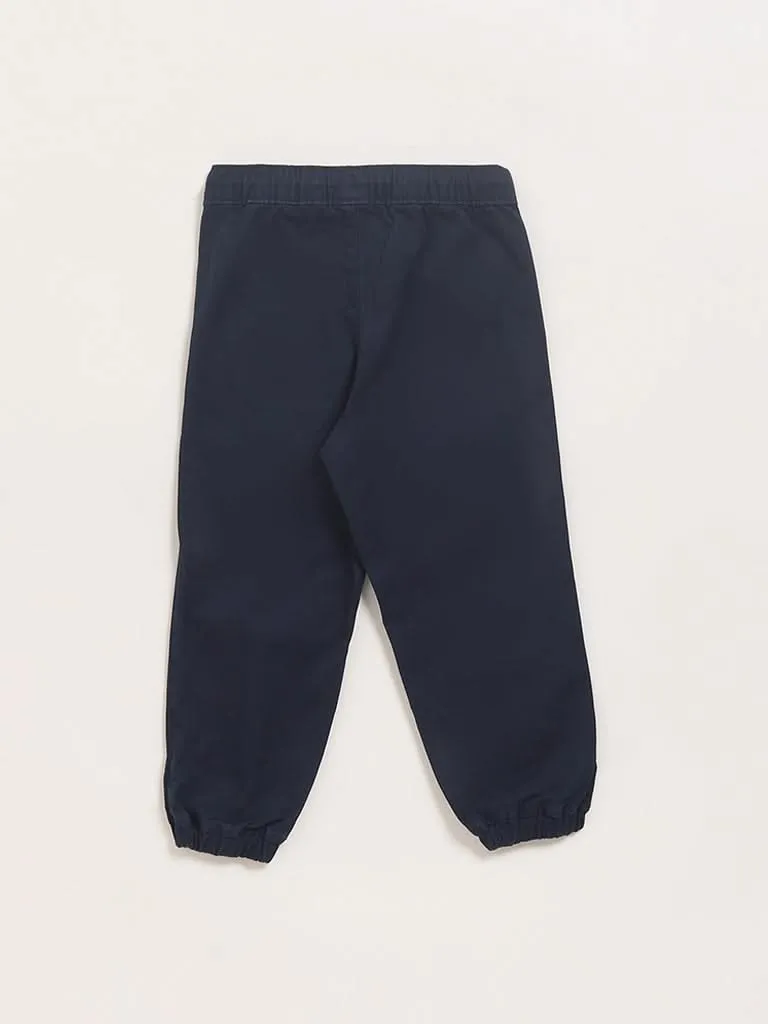 HOP Kids Navy Solid Joggers