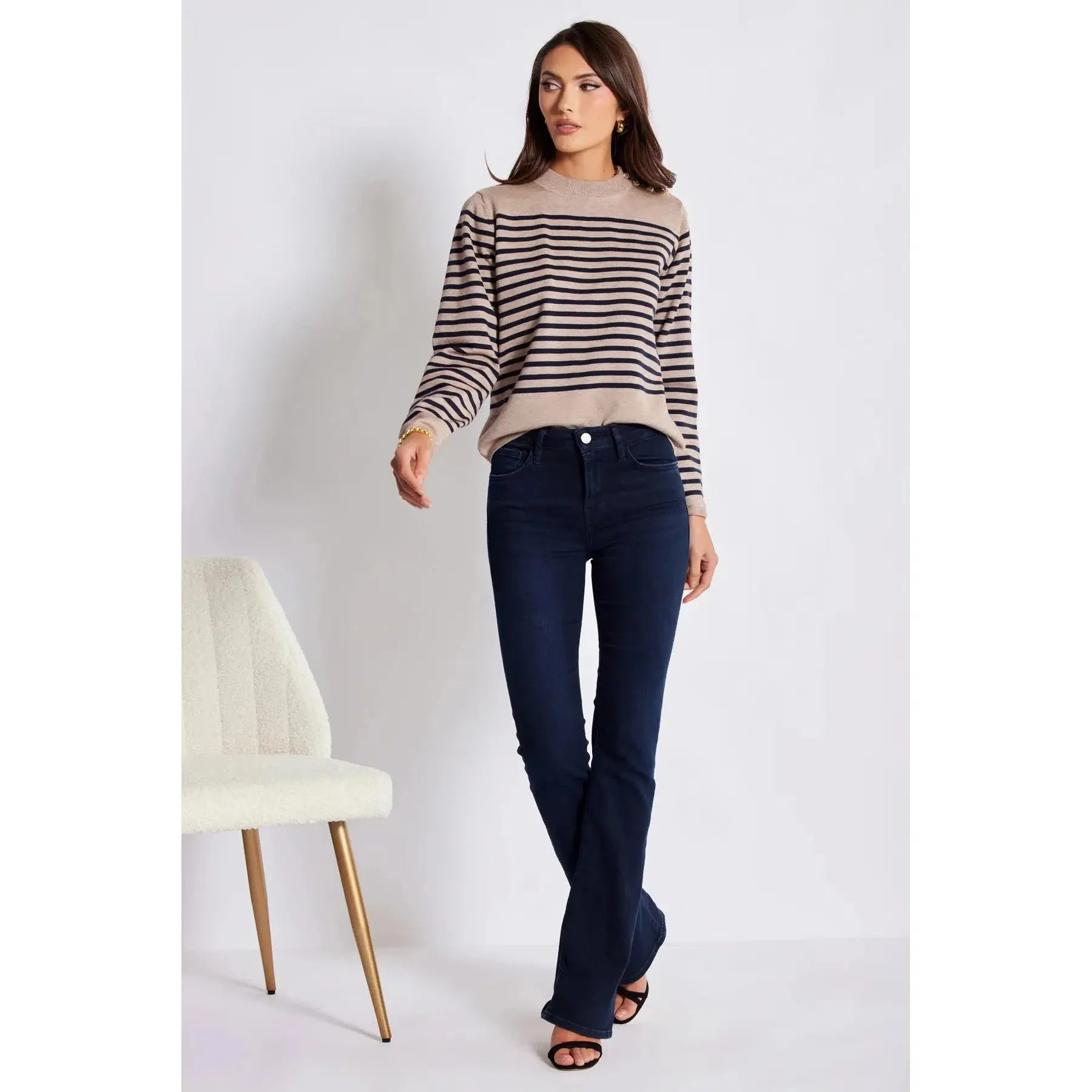 JAMIE STRIPE SWEATER