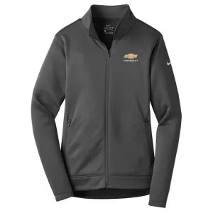 Ladies Chevrolet Gold Bowtie Nike Therma-FIT Full Zip Fleece