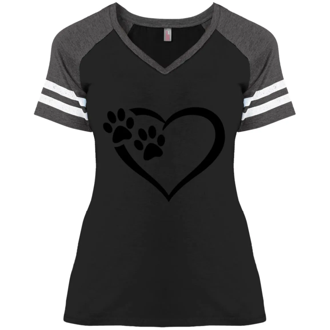 Ladies' Paws Of Passion Crossover T-Shirt