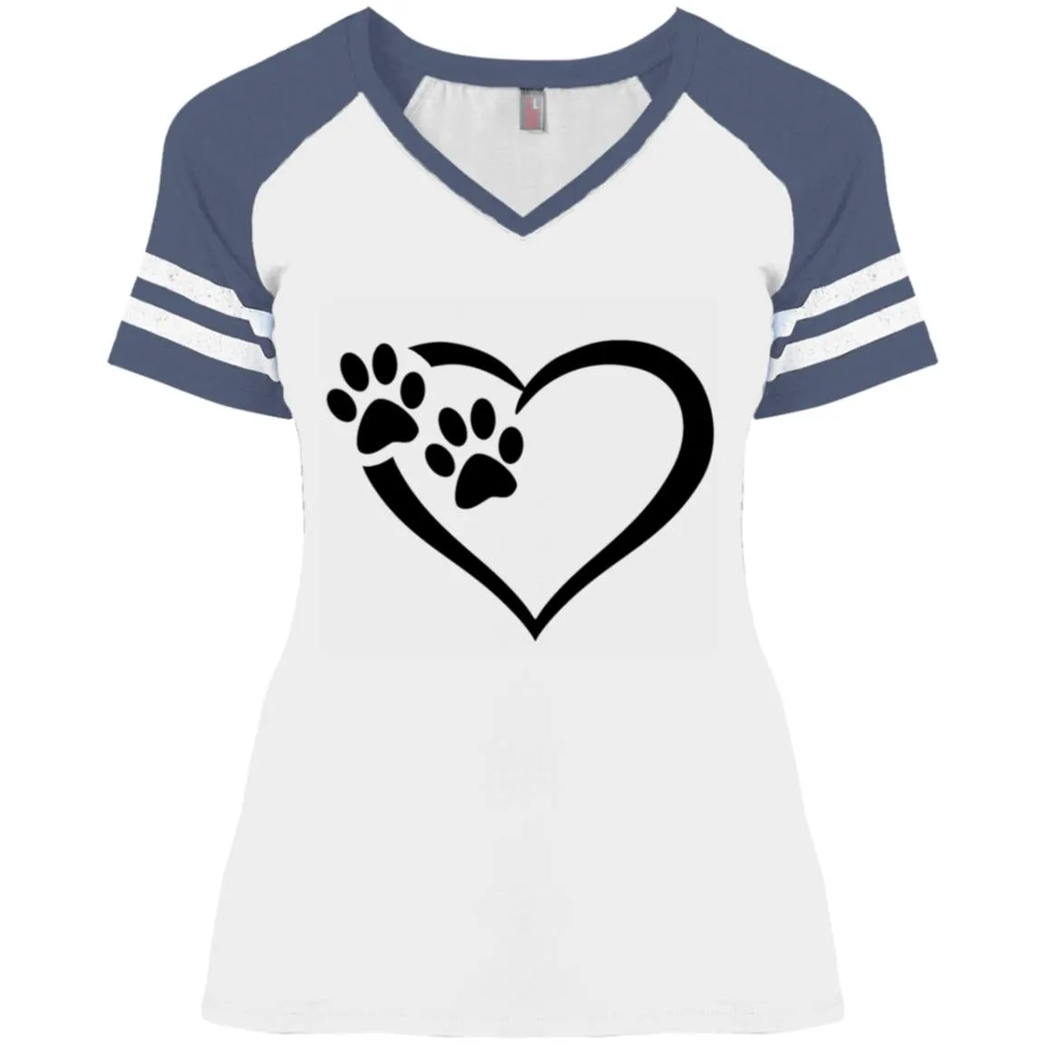 Ladies' Paws Of Passion Crossover T-Shirt