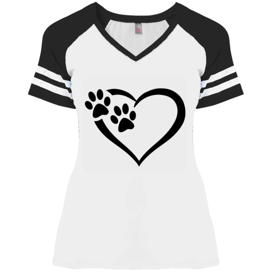 Ladies' Paws Of Passion Crossover T-Shirt