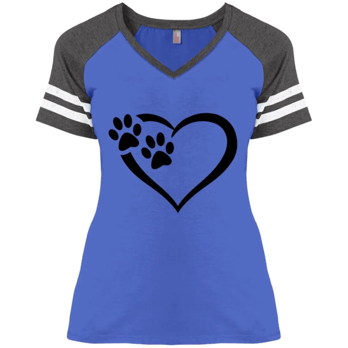 Ladies' Paws Of Passion Crossover T-Shirt