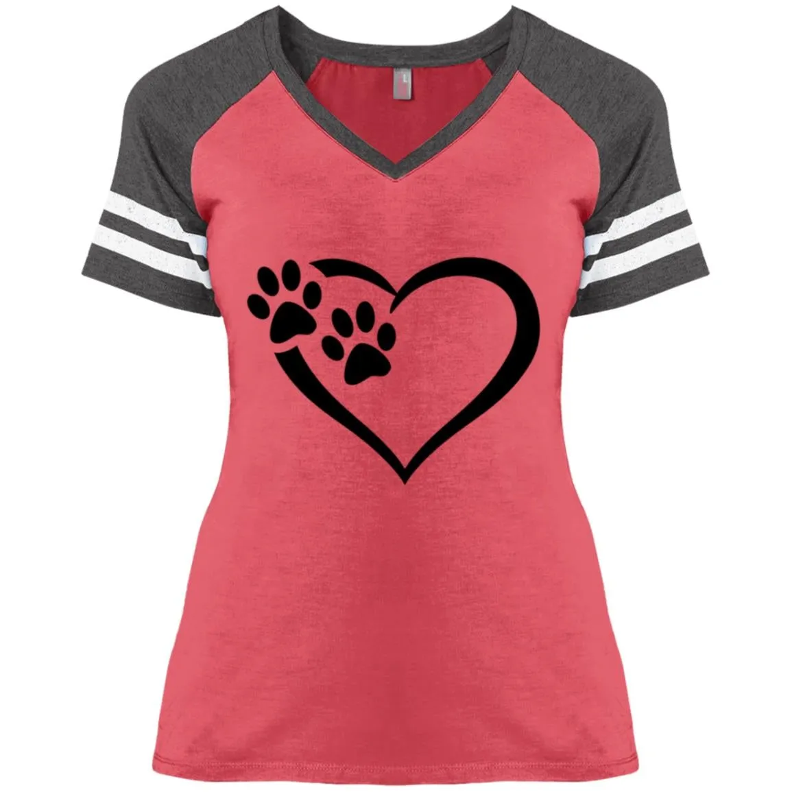 Ladies' Paws Of Passion Crossover T-Shirt