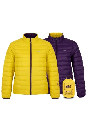 Mac In A Sac Polar2 Down Reversible (Ladies) - Yellow/Grape