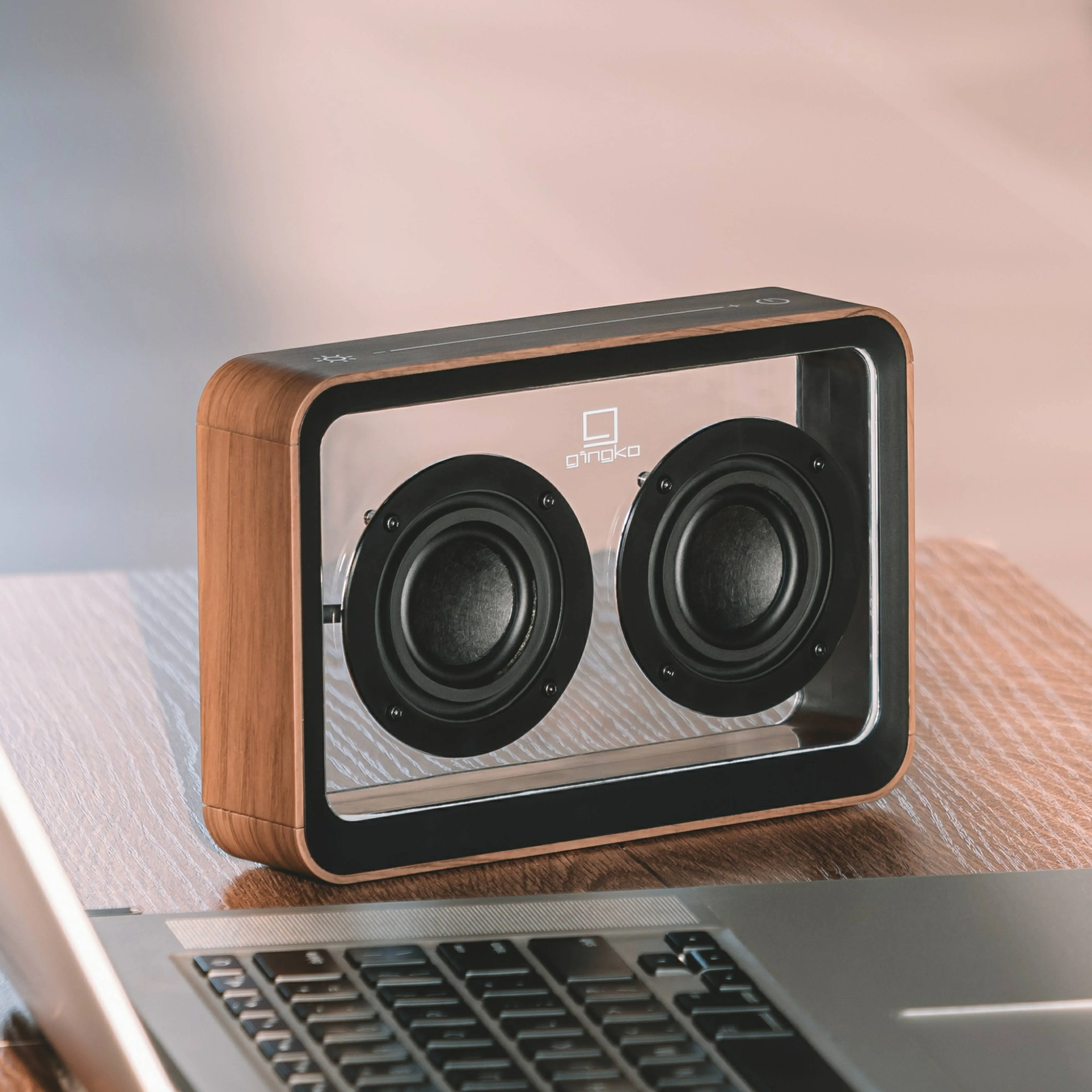 Mage See-Through Speaker: Walnut