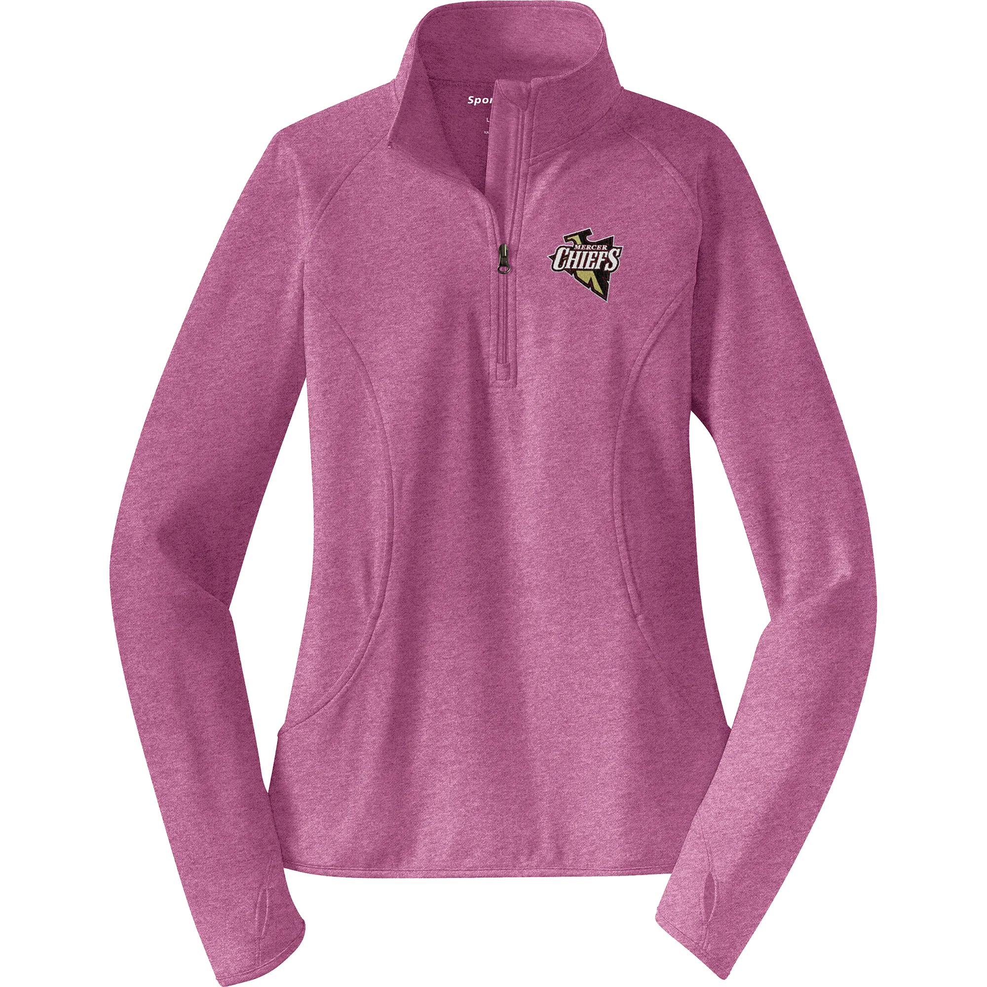 Mercer Chiefs Ladies Sport-Wick Stretch 1/4-Zip Pullover